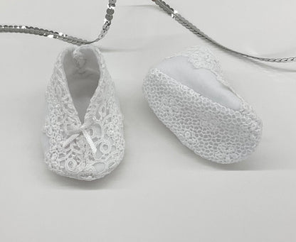 Flamencos White Silk Lace Style