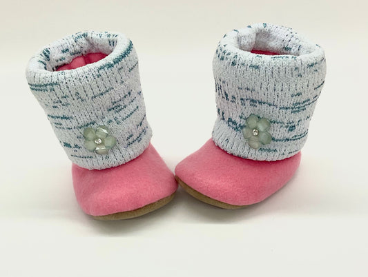 Booties:Jessy knit Booties Lovely