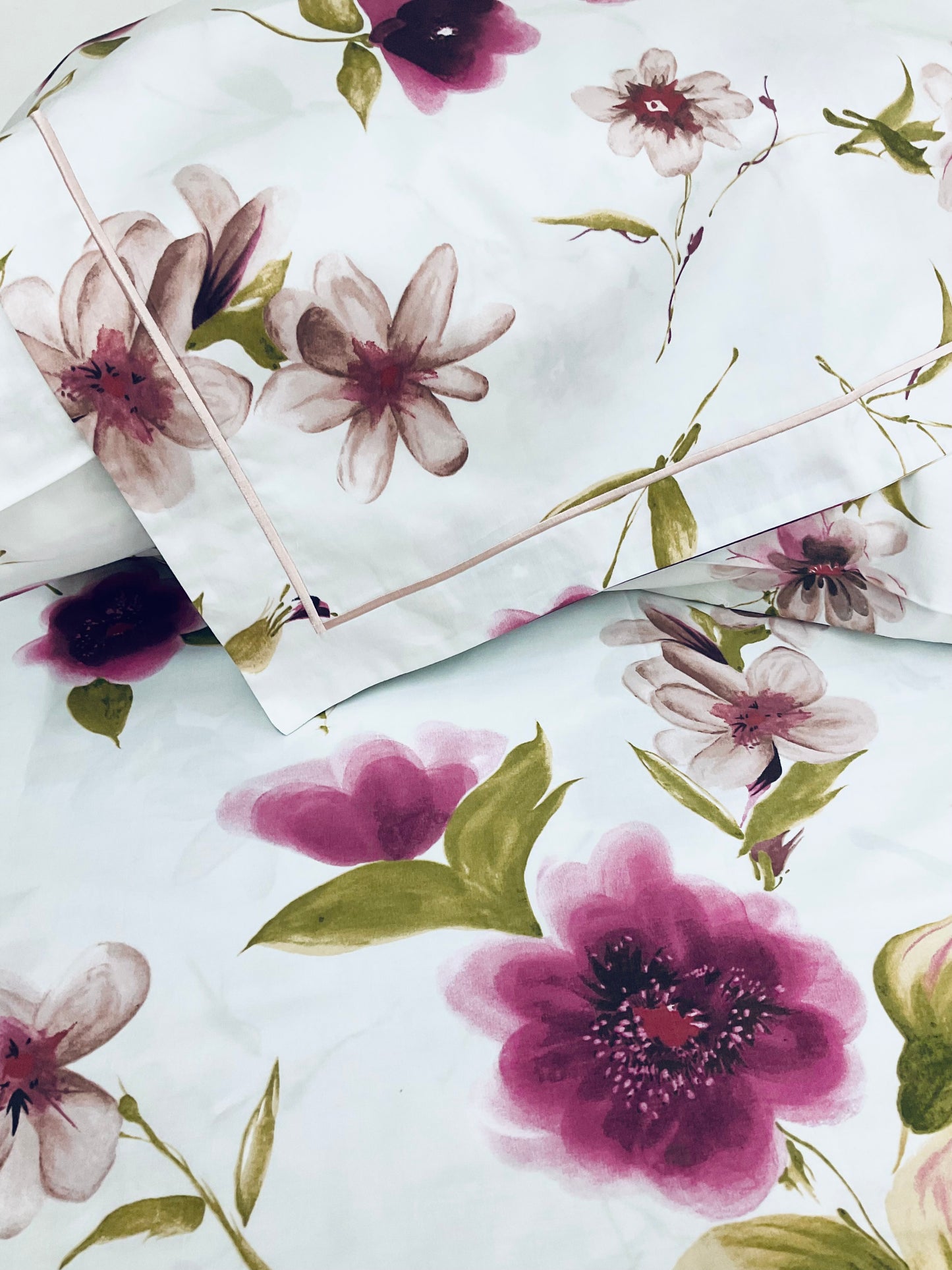Collete Purple  Embroidery Shams