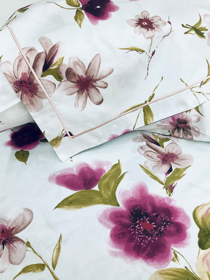 Collete Purple  Embroidery Shams