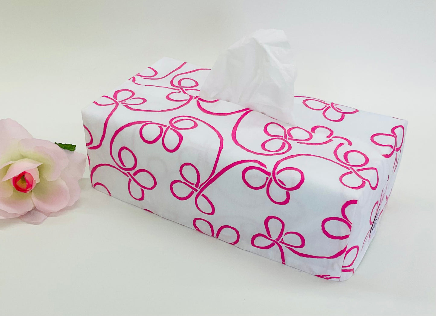 Tissue Box Cover:Sweety Girl Pink