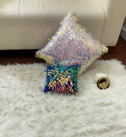 Cover Pillow Cushion:Sequins Long Diamond