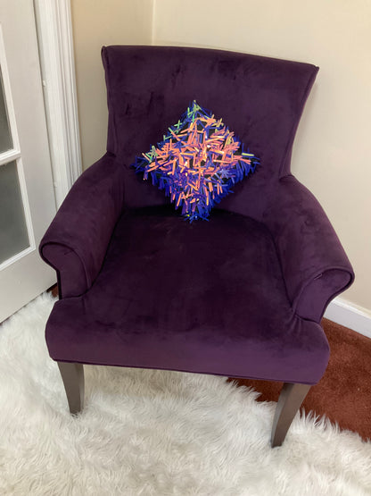 Cover Pillow Cushion:Sequins Long Diamond