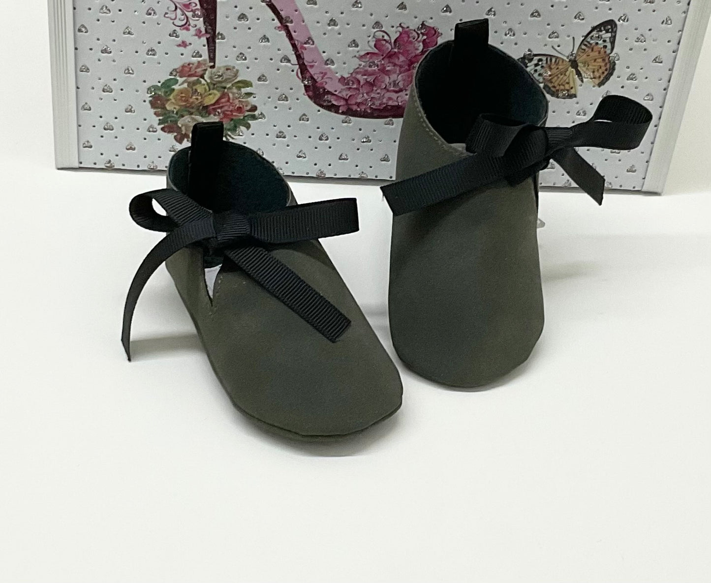 Baby Shoes:Scarlett’s Suede Booties #386