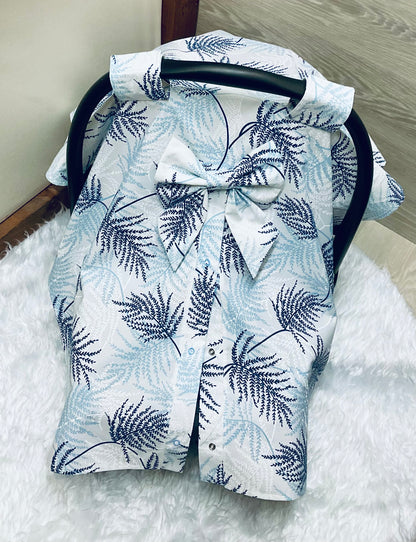 Baby Car Seat Cover:Laura Blue