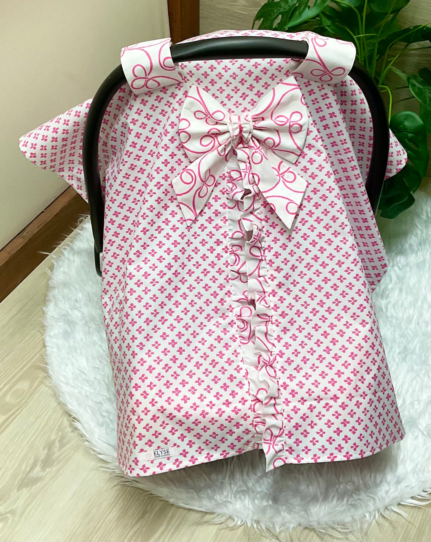 Baby Car Seat Cover:Sofi Pink