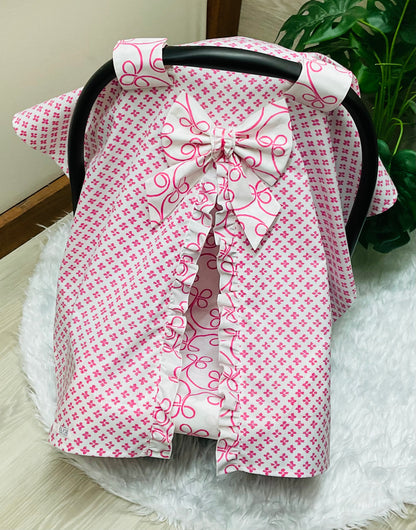 Baby Car Seat Cover:Sofi Pink