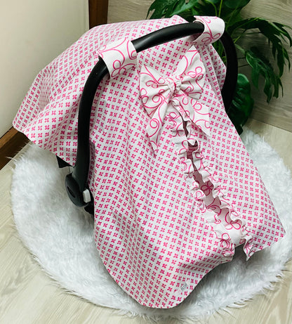 Baby Car Seat Cover:Sofi Pink
