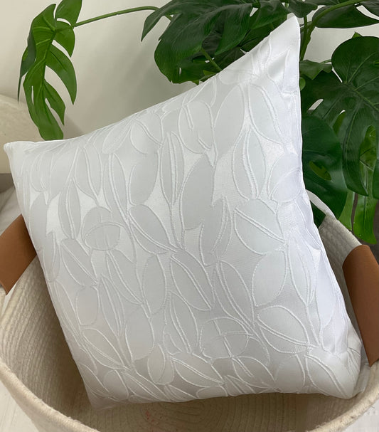 Pillow Cushion Cover:Lauryl White