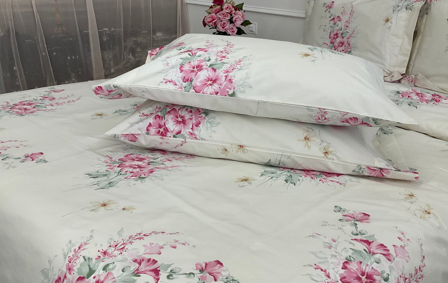 Magnolia  –  Fitted Sheet Percale