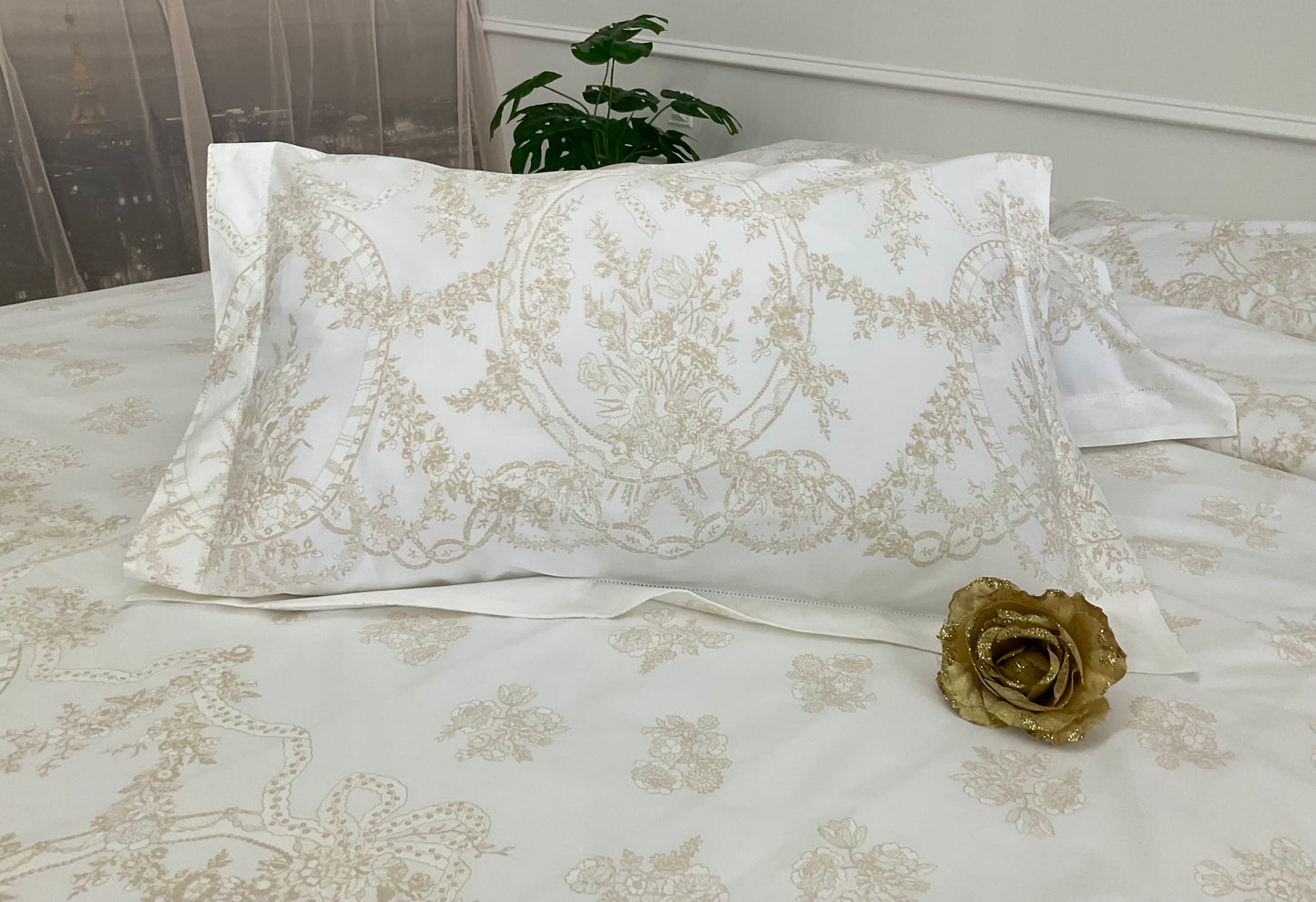 White Bridal Percale – Each Shams