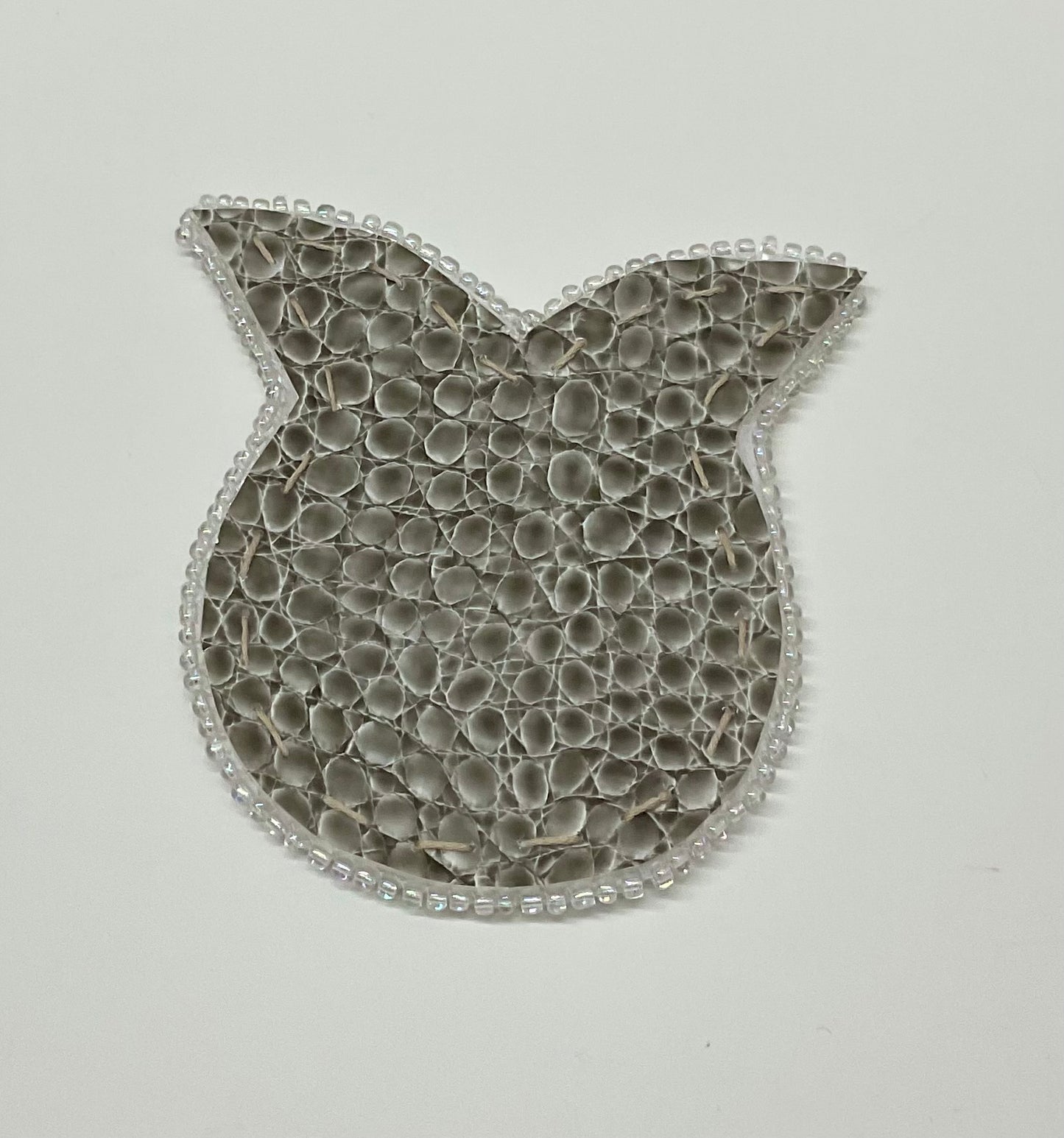 Pearly Coasters Crocco Grey