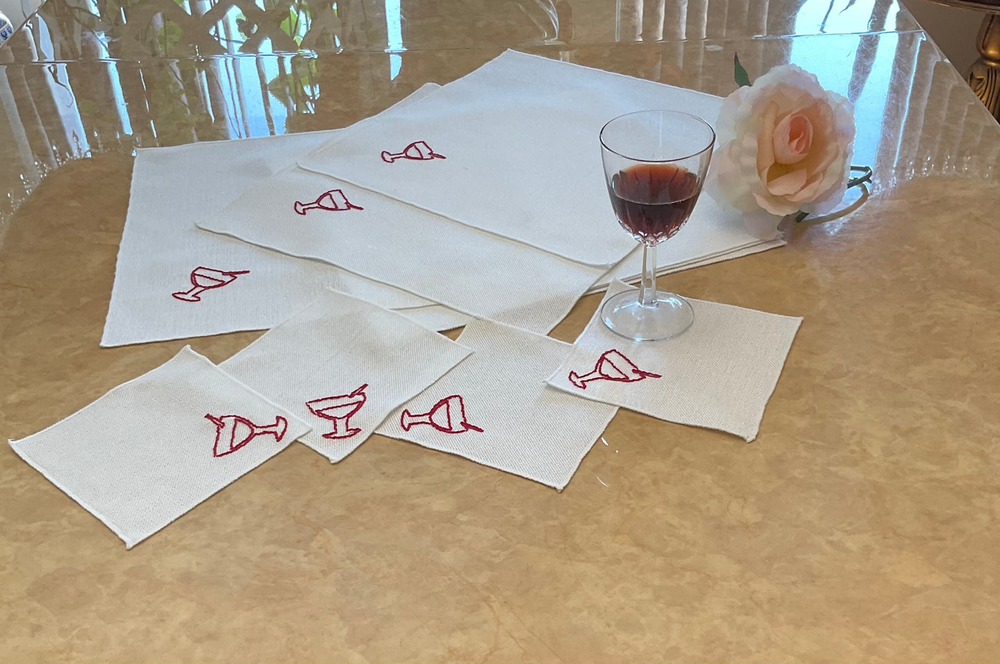 Placemat Embroidered Margarita