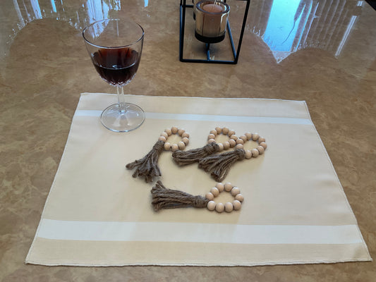 Napkin Holder Wooden Tassels