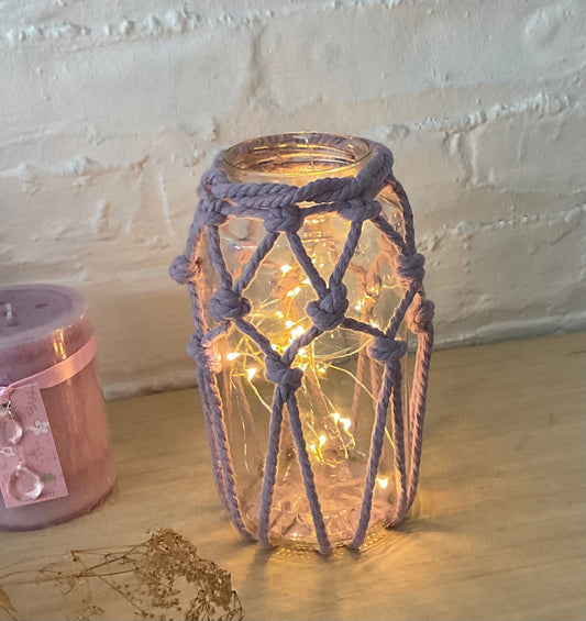 Macrame Jar