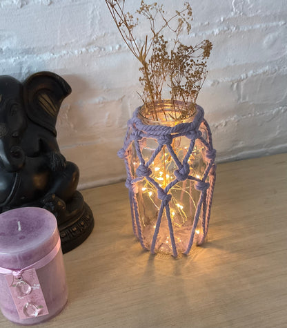 Macrame Jar
