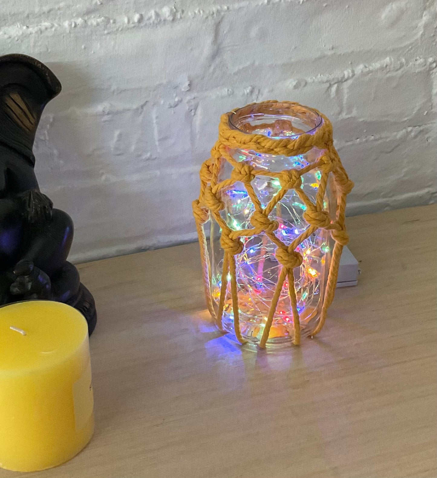 Macrame Jar