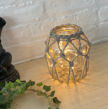 Macrame Jar