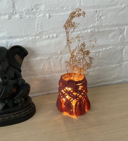 Macramé Jar