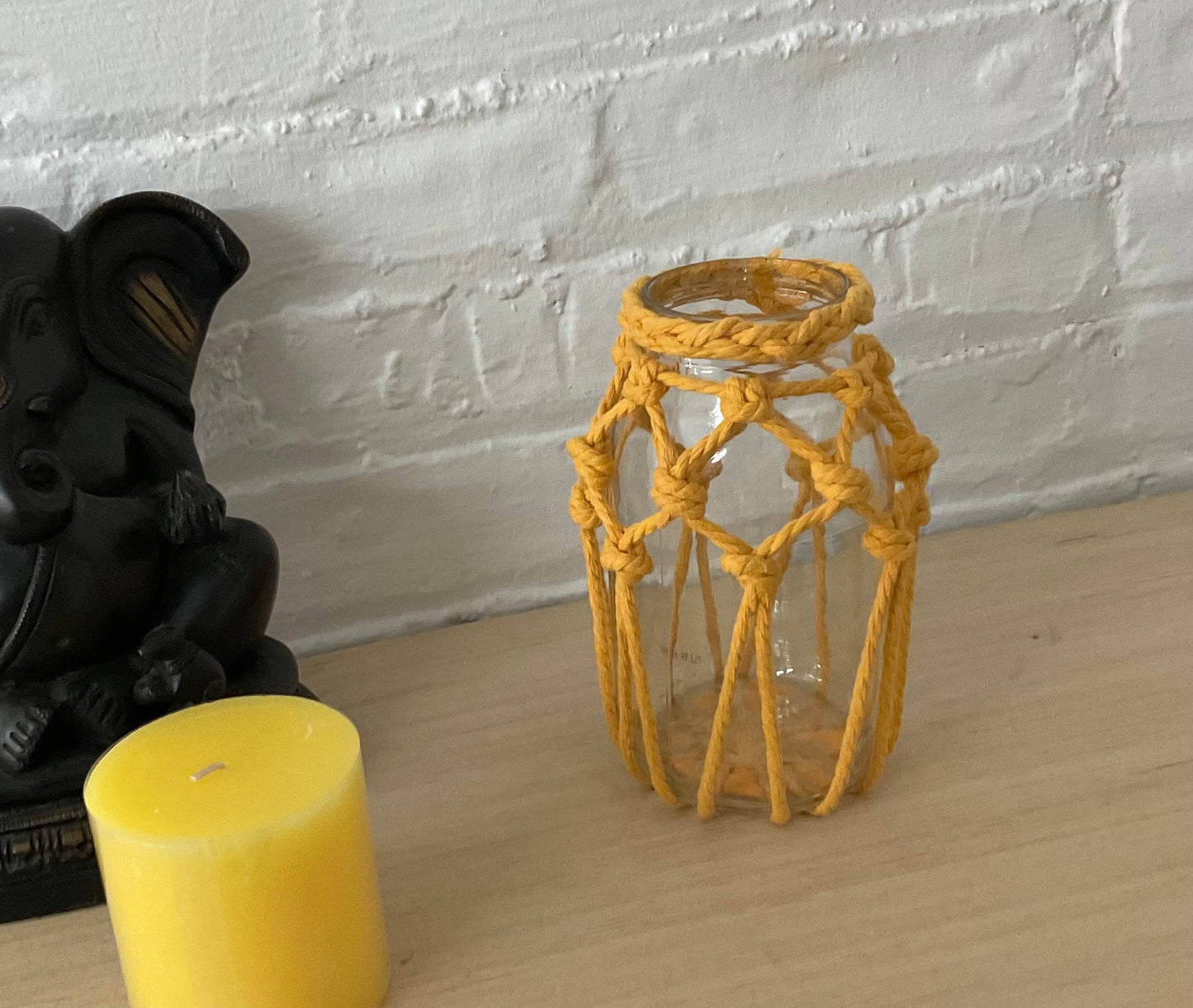 Macrame Jar