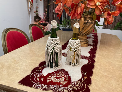 Macrame Cover For Glass Bottle
