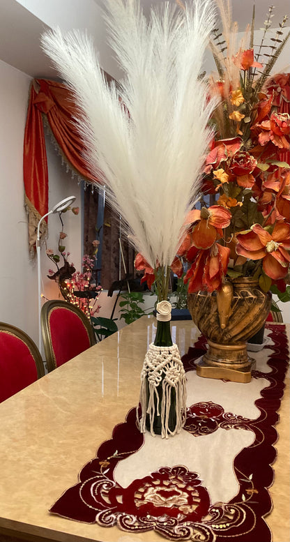 Macrame Cover For Glass Bottle