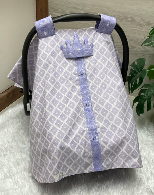 Baby Car Seat Cover:Carol Lavender