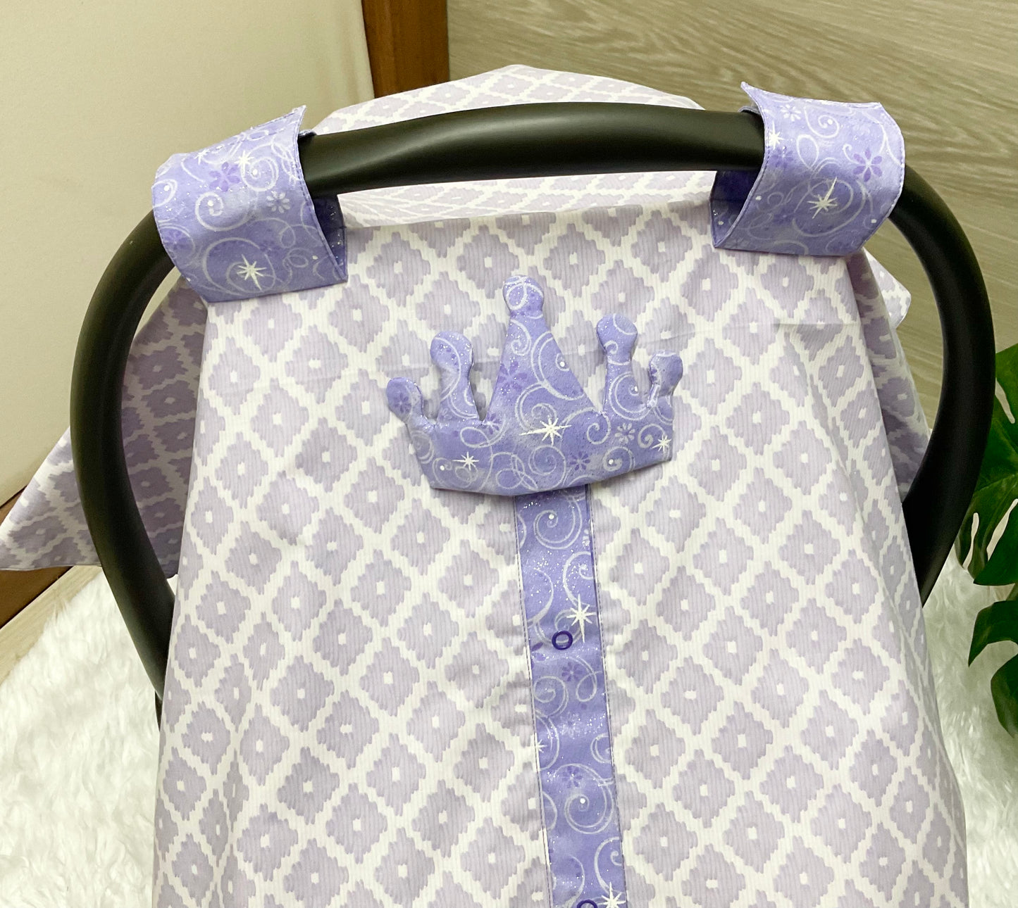 Baby Car Seat Cover:Carol Lavender