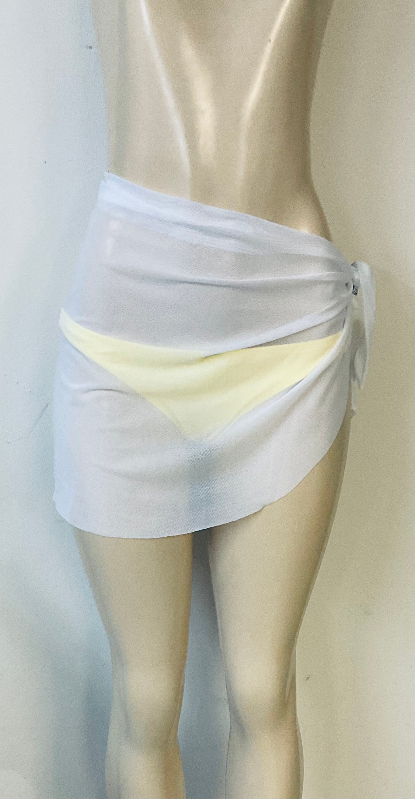 Mesh Mini Skirts Sarong
