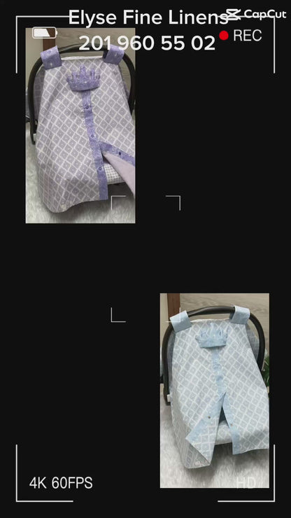Baby Car Seat Cover:Carol Lavender