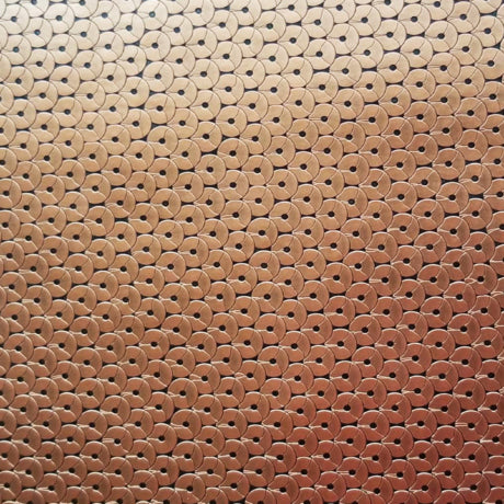 Sequins Copper Faux Leather