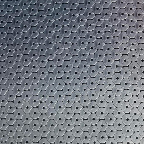 Sequins Steel Faux Leather