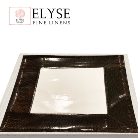 Tablecloth - Border Faux Leather